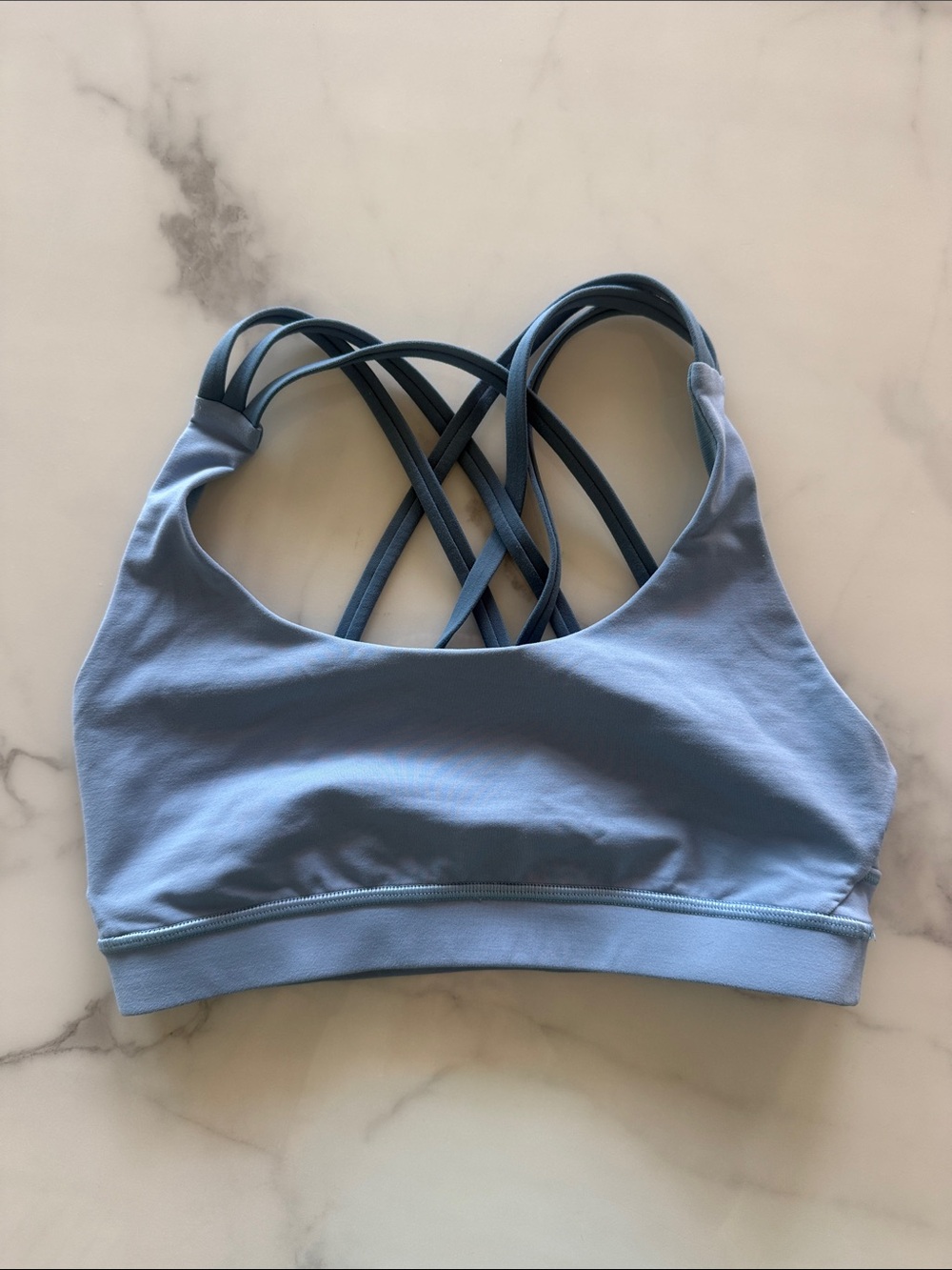 lululemon athletica Periwinkle Strappy Crossback Sports Bra